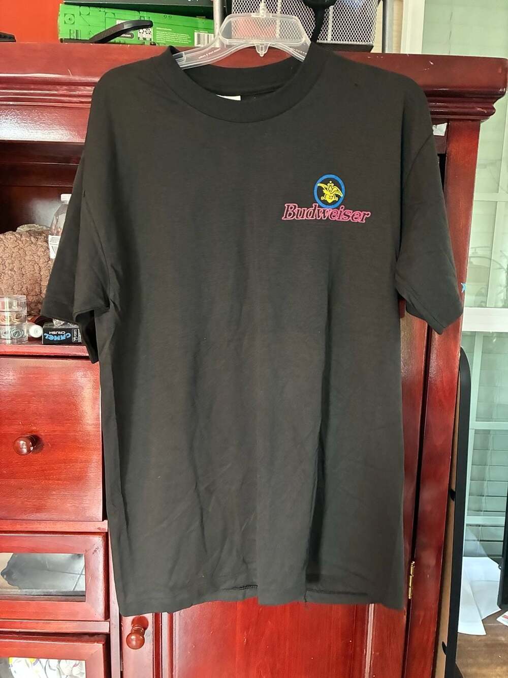 Vintage 1995 Budweiser Frogs Bud-Weis-Er Graphic T-Shirt Wild Oats Large